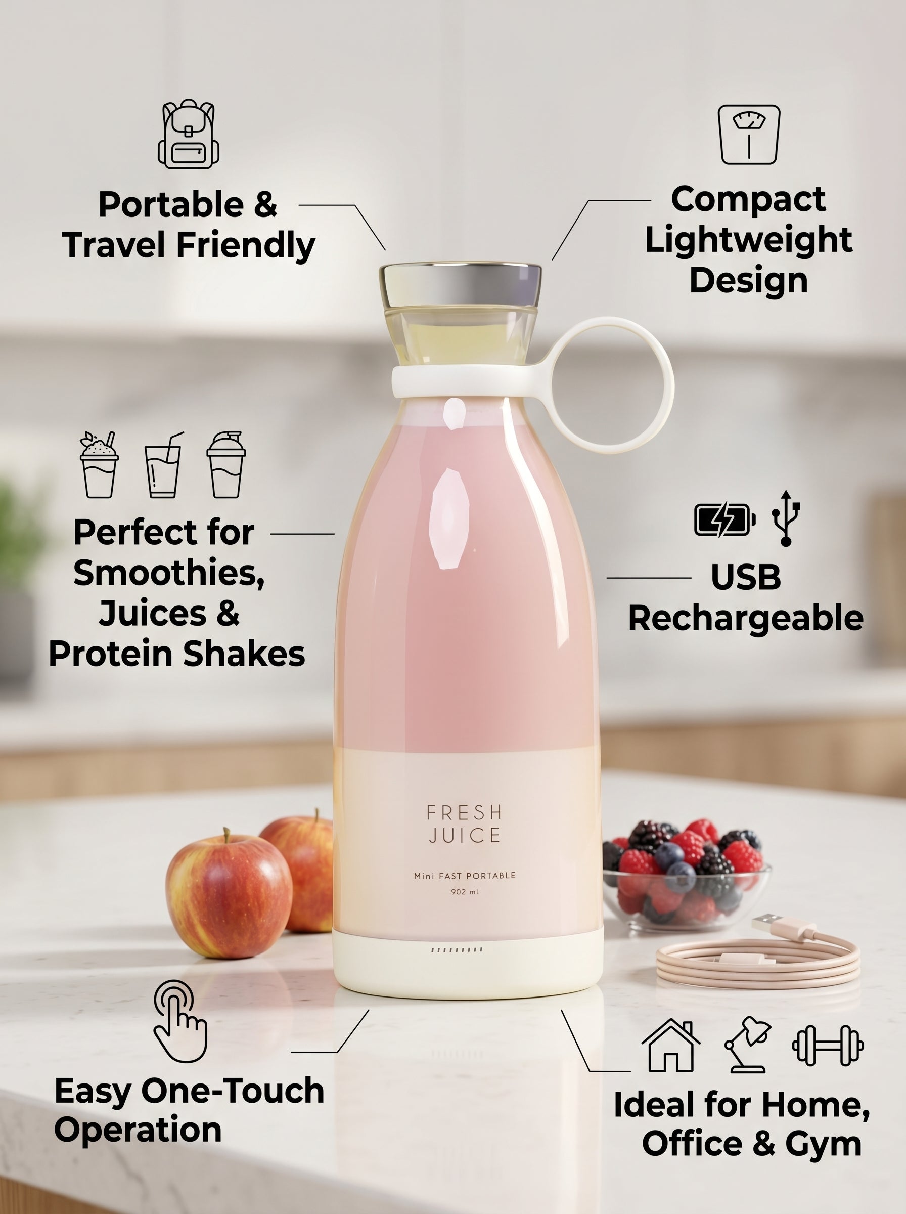 Portable Mini Juicer