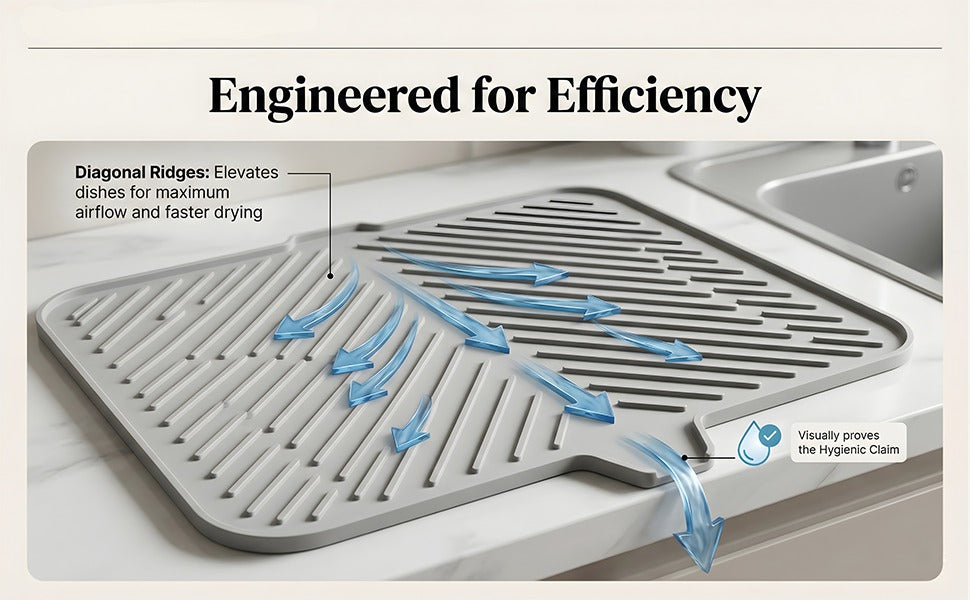 Silicone Dish Drying Mat