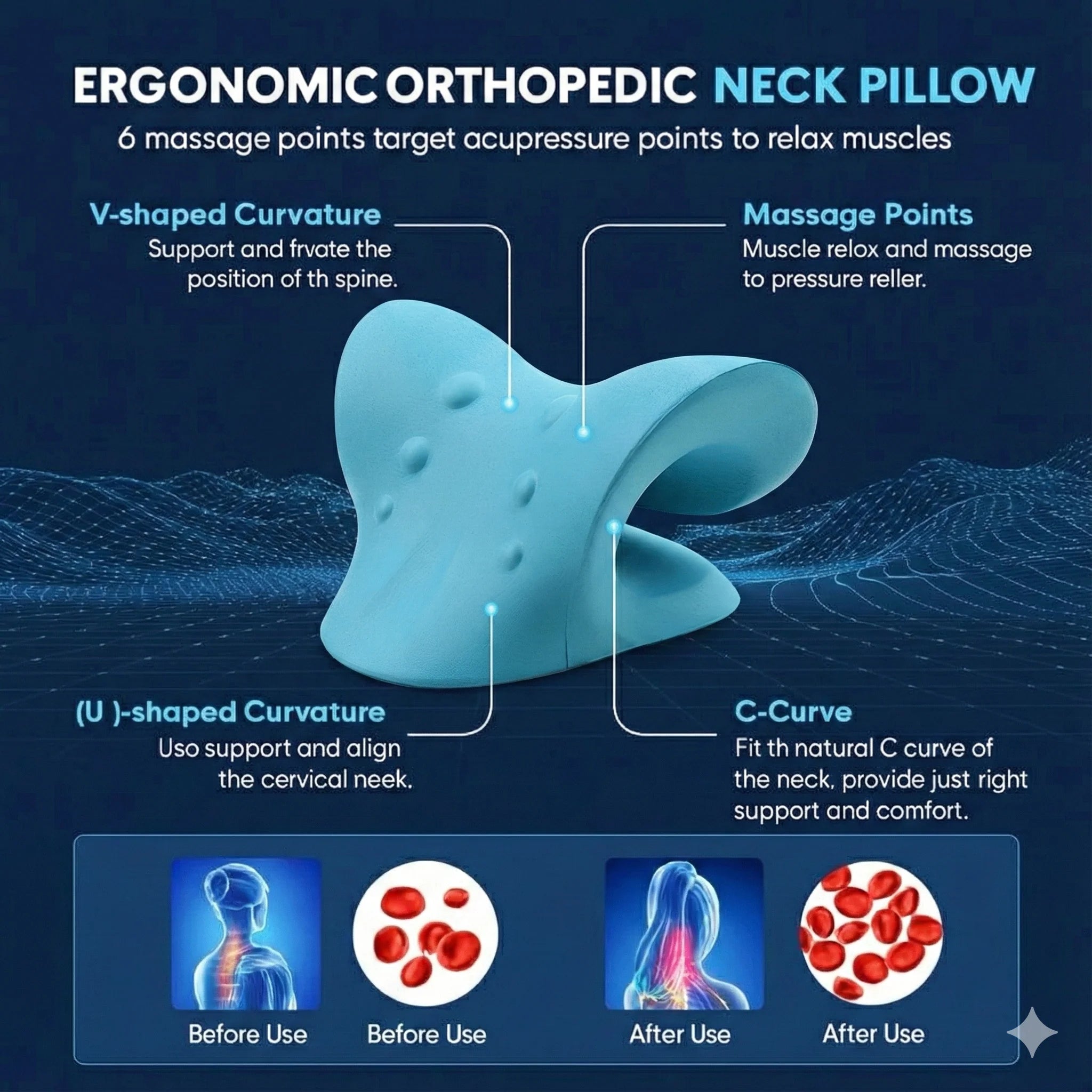 Cervical neck streacher